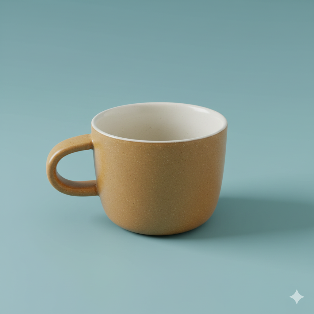 Orange Light Speckled Mug